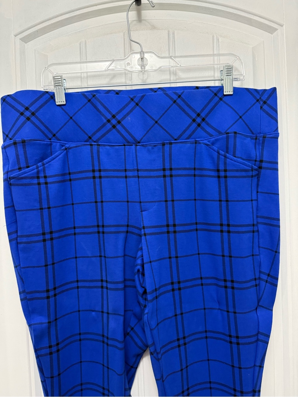 Torrid Studio Pull On Pocket Pixie Slim Fit High Rise Harriet Plaid Sz 2X (39-10 - Picture 2 of 11